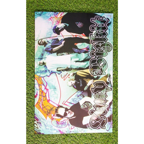 Vintage 1999 Limp Bizkit Group Shot Graffiti 22.5”x34.5” Poster #6185 NOS - Picture 1 of 8